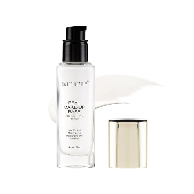 Swiss Beauty Real Makeup Base Highlighting Primer Shade - Natural Tint, 32Ml