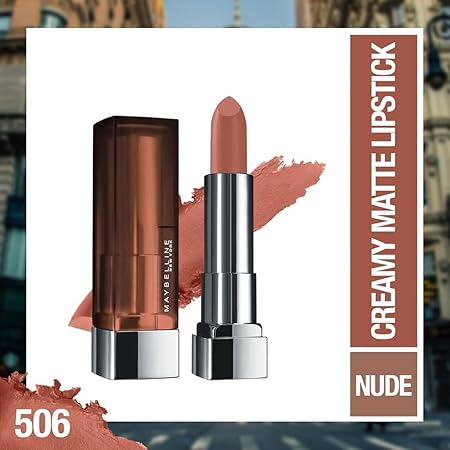 Maybelline New York Color Sensational Powder Matte Lipstick, Toasted Brown 11, 3.9g