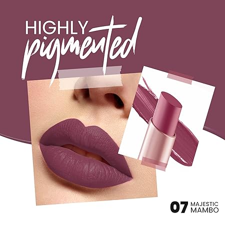 MARS Creamy Matte Long Lasting Lipstick for Women Smooth & Light Weight (3.2 gm)