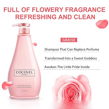COCOVEL Irresistible Reverie Perfumed Shampoo with Natural Panax Moisturizing Hair, 380Ml