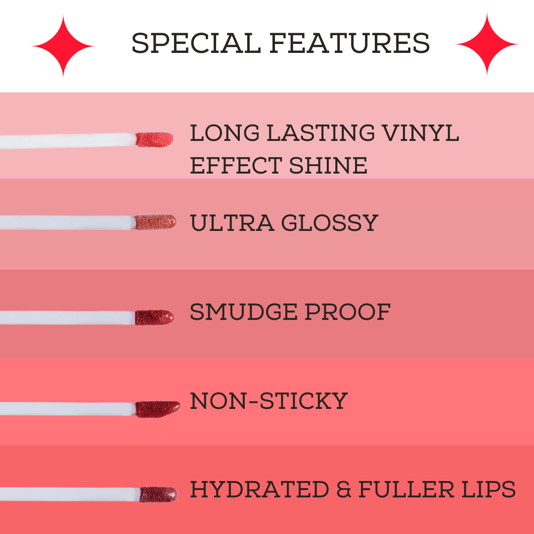 PULPP Combo of Matte & Glossy Lipstick for women 3.5 ml (Pack of 2) Hydrating and long-lasting, Perfect for Everyday Wear (Soft Peach(Matte) & Cotton Candy(Gloss)