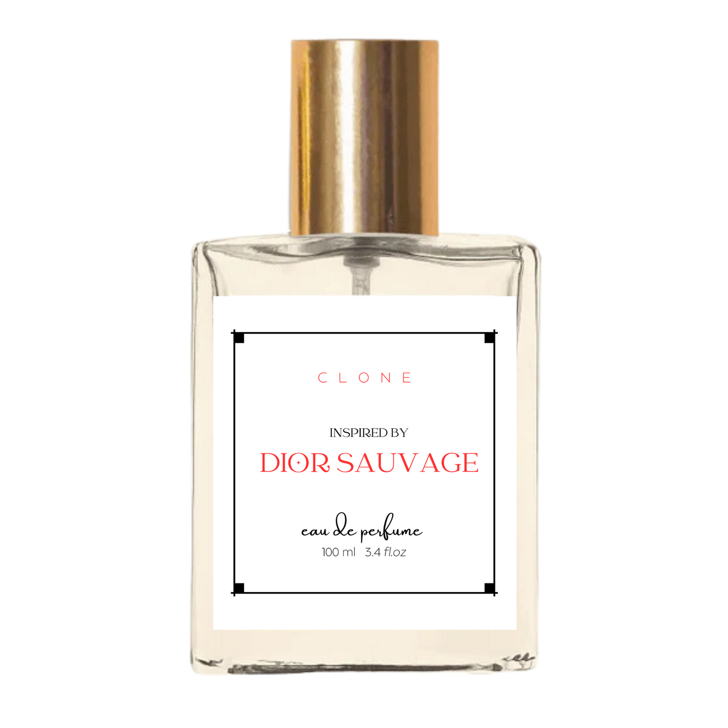 CLONE Inspired by DIOR SAUVAGE | Eau De Parfume | 24 Hrs Long Lasting | 100 ml 3.4 fl.oz