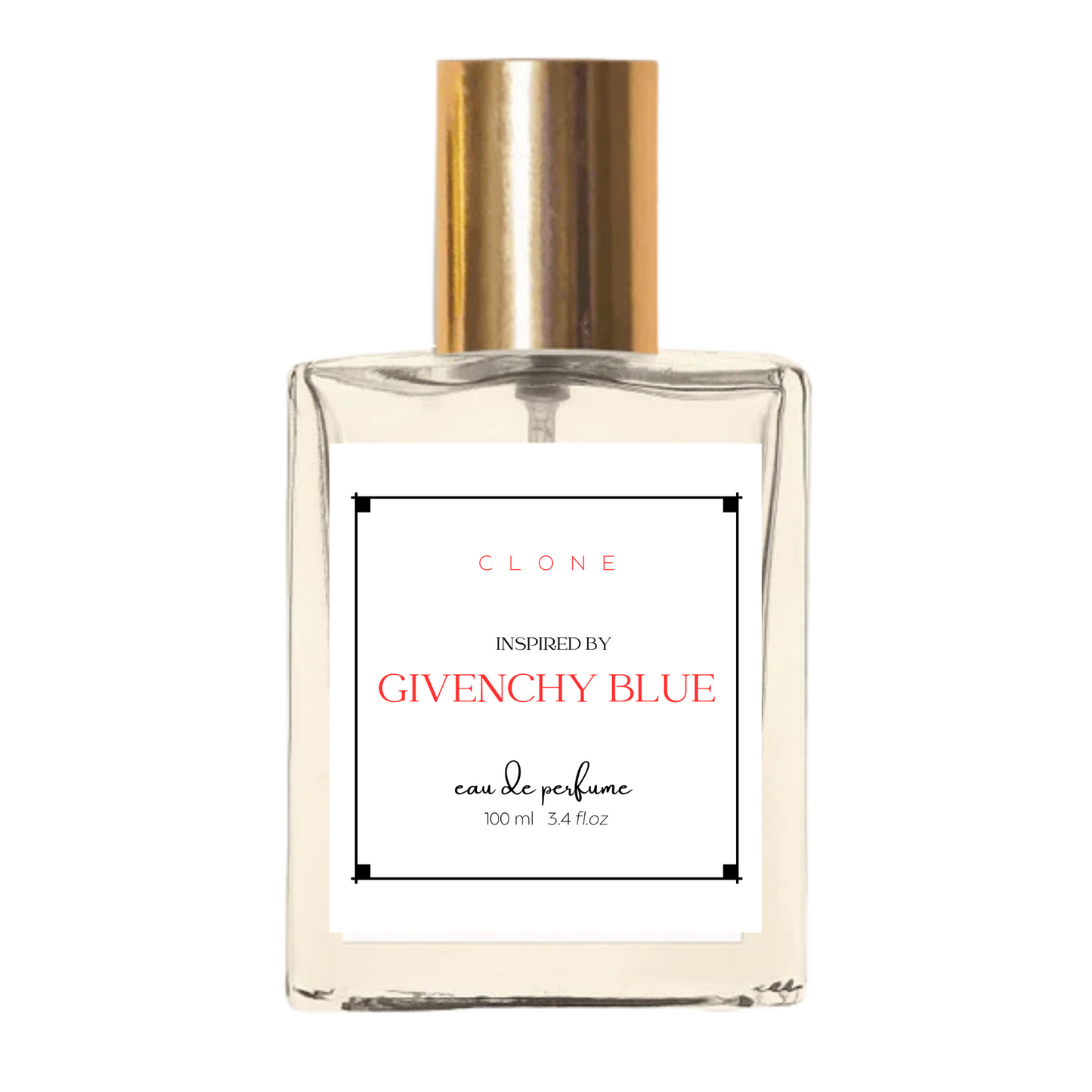 CLONE Inspired by GIVENCHY BLUE | Eau De Parfume | 24 Hrs Long Lasting | 100 ml 3.4 fl.oz
