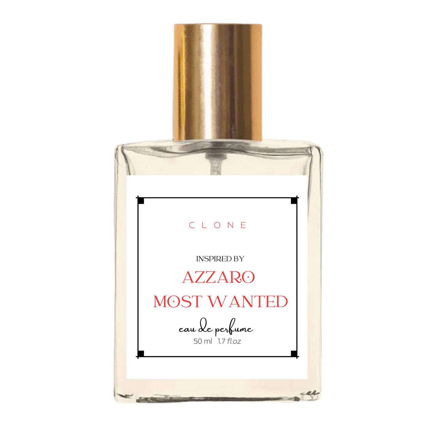 CLONE Inspired by AZZARO MOST WANTED | Eau De Parfume | 24 Hrs Long Lasting | 50ml 1.7 fl.oz